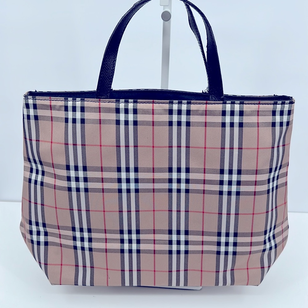 Authenticated Burberry Nova Check Tote Mini Handbag - Picture 7 of 17